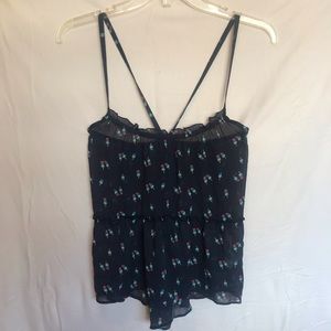 Hollister sheer spaghetti strap top
